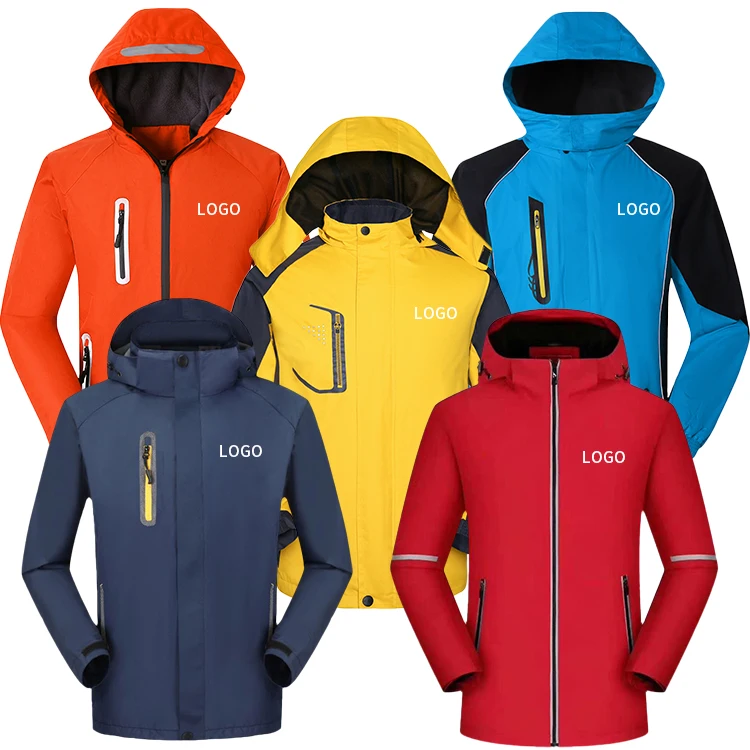 Wholesale Windproof Jacket Custom Logo Winter Outdoor Men's Sport Jackets  Work Winter Jackets