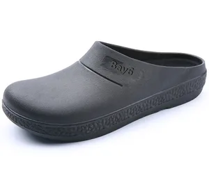 Summer 081Chef Shoes Hotel Work Shoes PVC Acid and Alkali Resistant Work Shoes