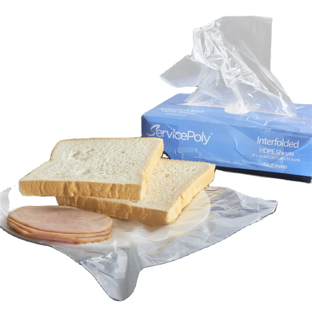 Hdpe Plastic Sheet Interleaved Food Grade Plastic Deli Sheet For Baking