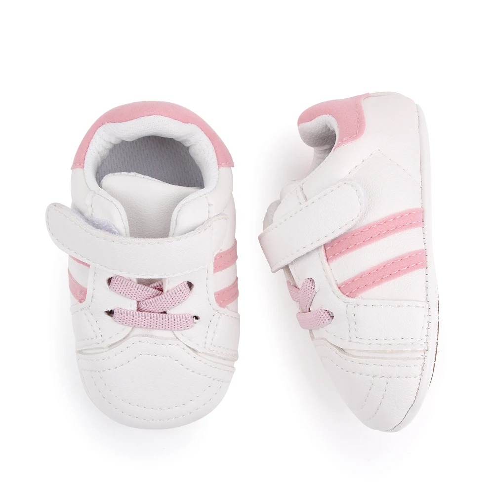 Newborn Baby Shoes All-match Rubber Sole Toddler Shoes Walking Kids Sneakers factory