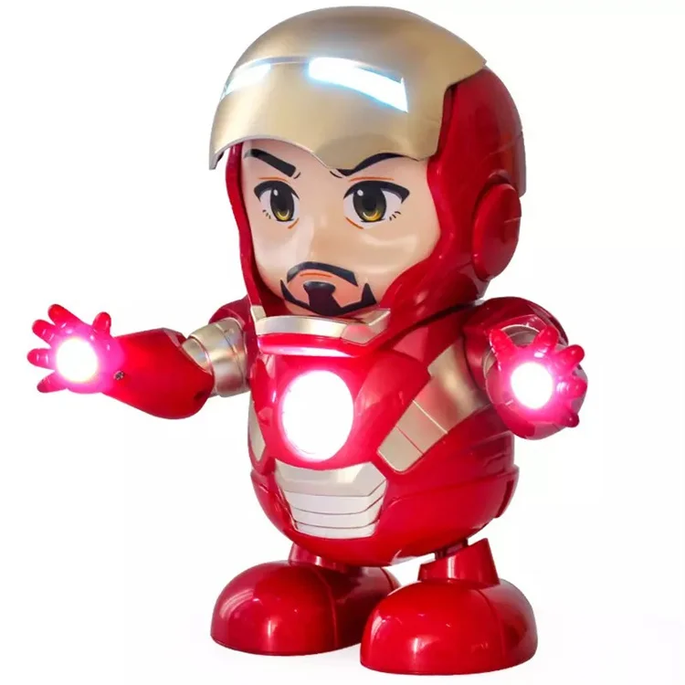 Factory OEM Custom Smart Dancing Walking Musical Robot Toys Wholesale Popular Electronic Figure Toys for Children Kids