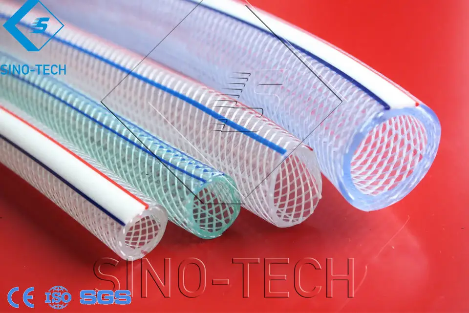 Double Layers Three  Colors PVC Garden Hose Making Machinery Fiber Soft Tube Extrusion Line