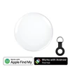 Bianco con custodia in silicone nero