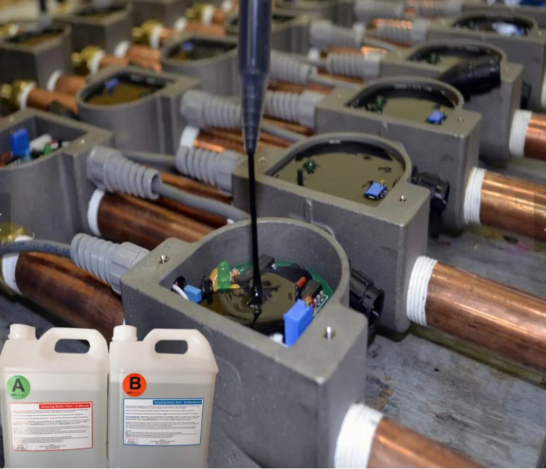 Línea de producción de adhesivo al vacío 2 Parte Máquina automática de distribución de pegamento 1