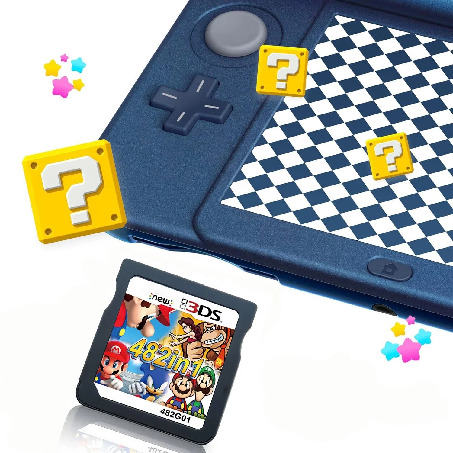 4300/482 in 1 Game Cartridge for Nintend DS & 3DS Consoles