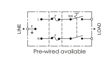 10A 250V AC Power Socket Power Socket with Rocker Switch and Double Fuse Ac Power Socket 3Pin IEC 320 C14 Inlet Connector