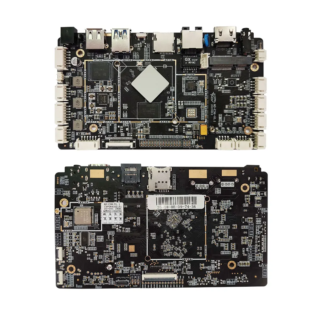 RK3566 Development Arm Board With WIFI BT LAN 4G POE UART USB Embedded ARM Board