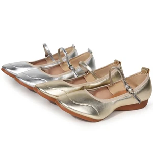 Women's Low-Heeled Modern Dance Shoes Beef Tendon Outsole Soft Comfortable Indoor Outdoor Square Ballroom Dancing Shoes