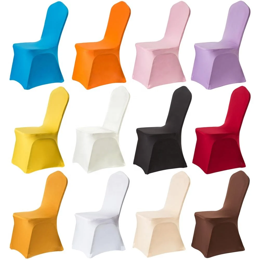 QY chair cover cloth Wedding White Chair Covers Banquet Hotel Dining