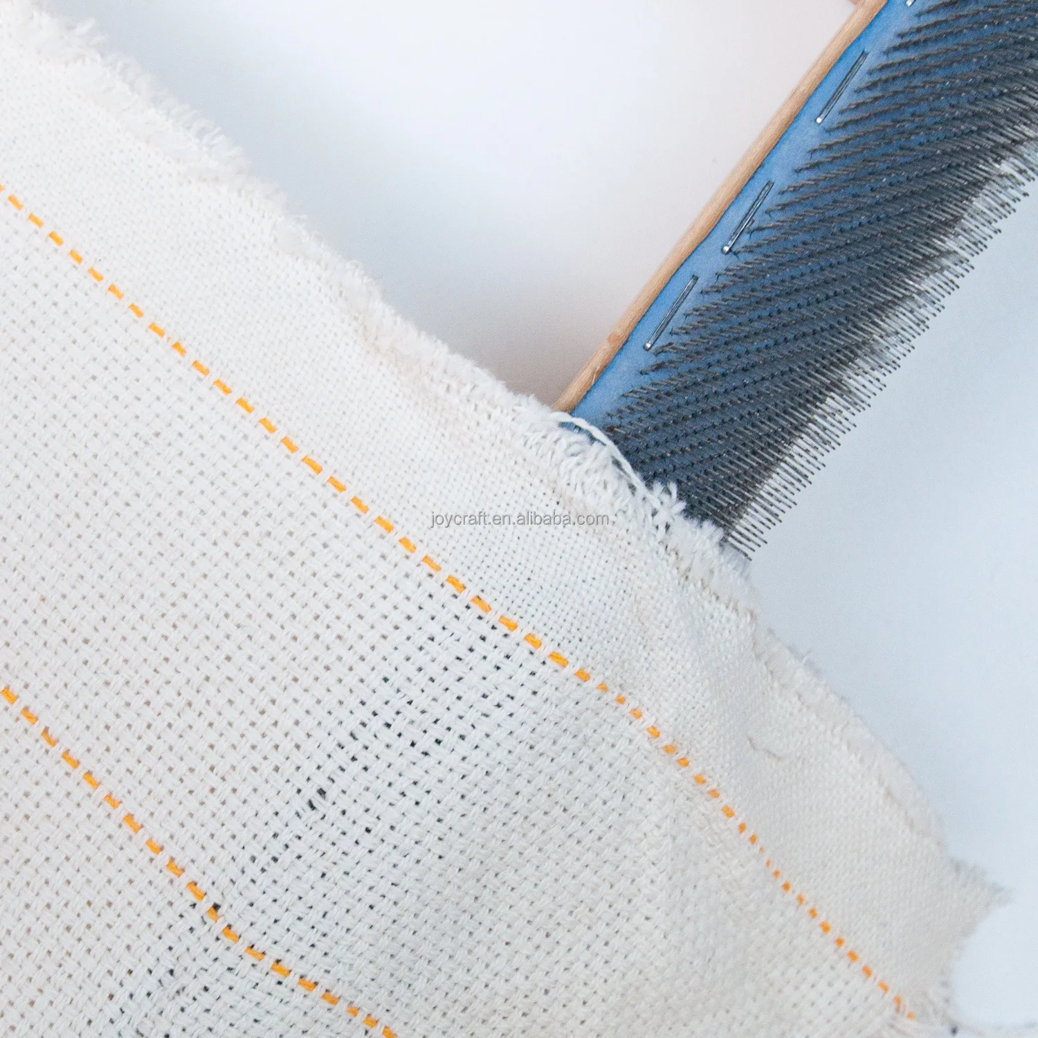 Square Embroidery Gripper Frame with Needles Rug Hooking Frame 40cm Punch Needle Hoop