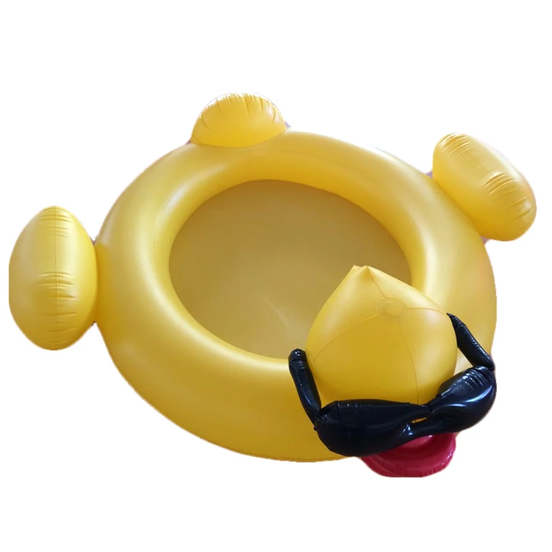 PVC Inflatable Swimming Pool Kids Little Yellow Duck Shape Water  Swimming Pool  Type Pool