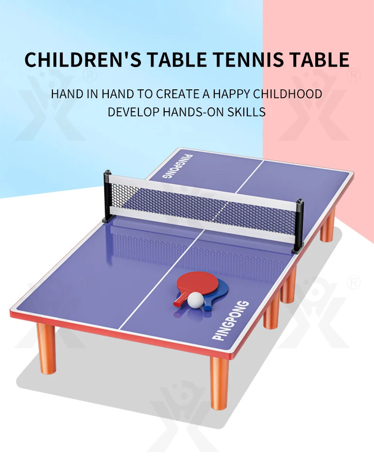 Chengji Mini Table Tennis Table High Quality Indoor Sport Parent-child ...