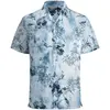 Blue W Navy Flower