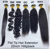 K flat tip hair