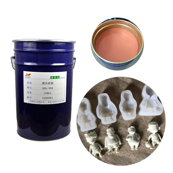 condensation cure rtv2 liquid silicone for candle gypsum making high tear strength temperature hot sale