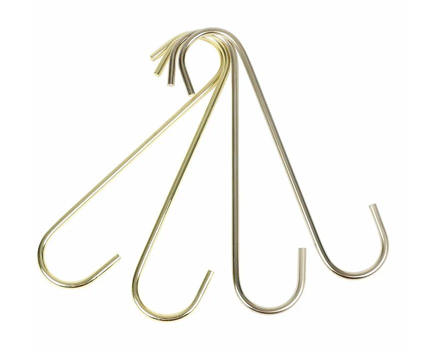Lavinia Metal Hook Round s Type Hooks Stainless Steel Metal Hanger