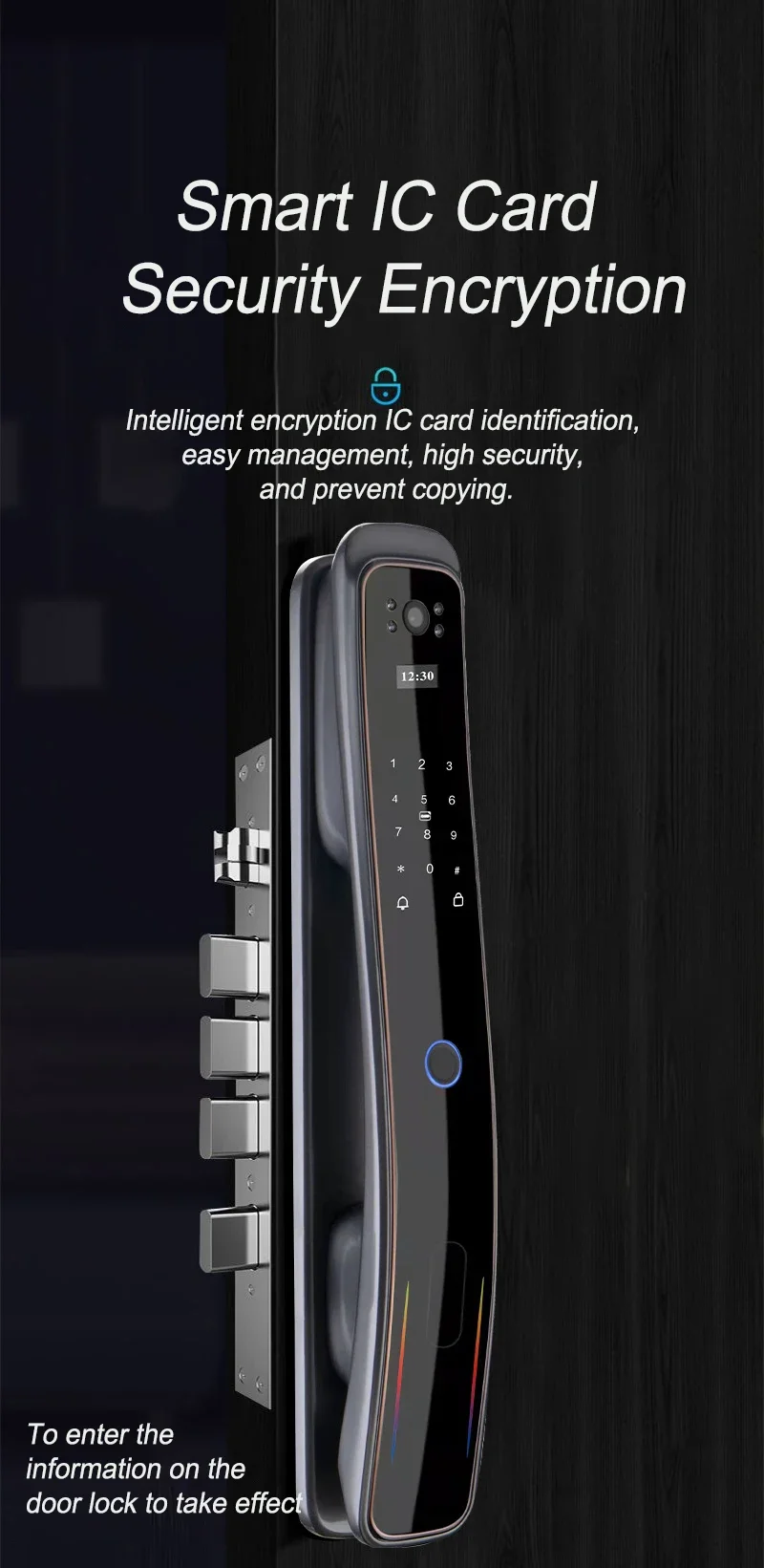 Smartier Security Fully Automatic Smart Lock 3d Face Recognition ...
