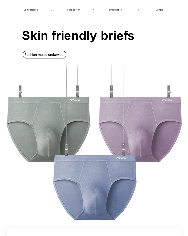 Miiow Comfortable Modal/spandex Men's Underwear Briefs - Buy Mens Boxer ...