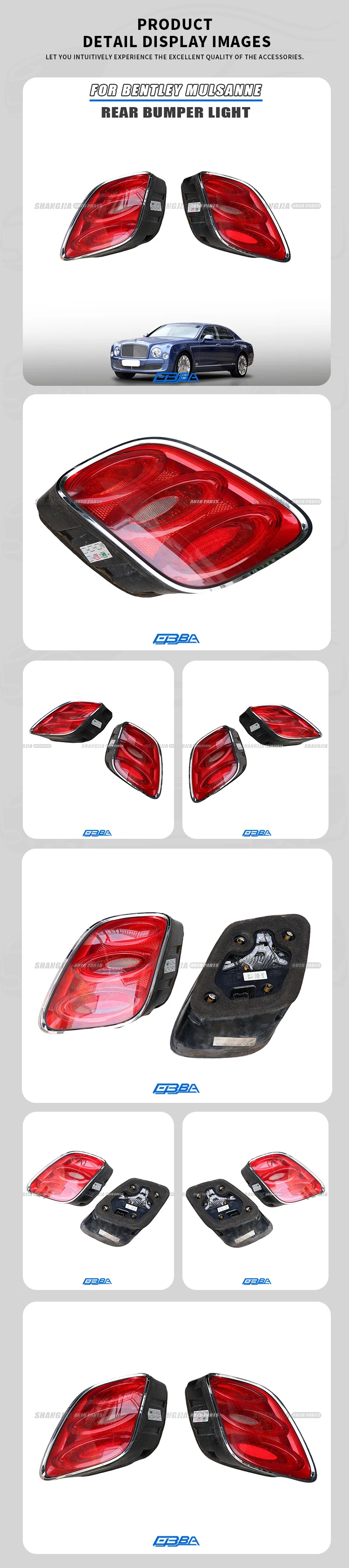 genuine used auto parts rear lights for bentley mulsanne -2