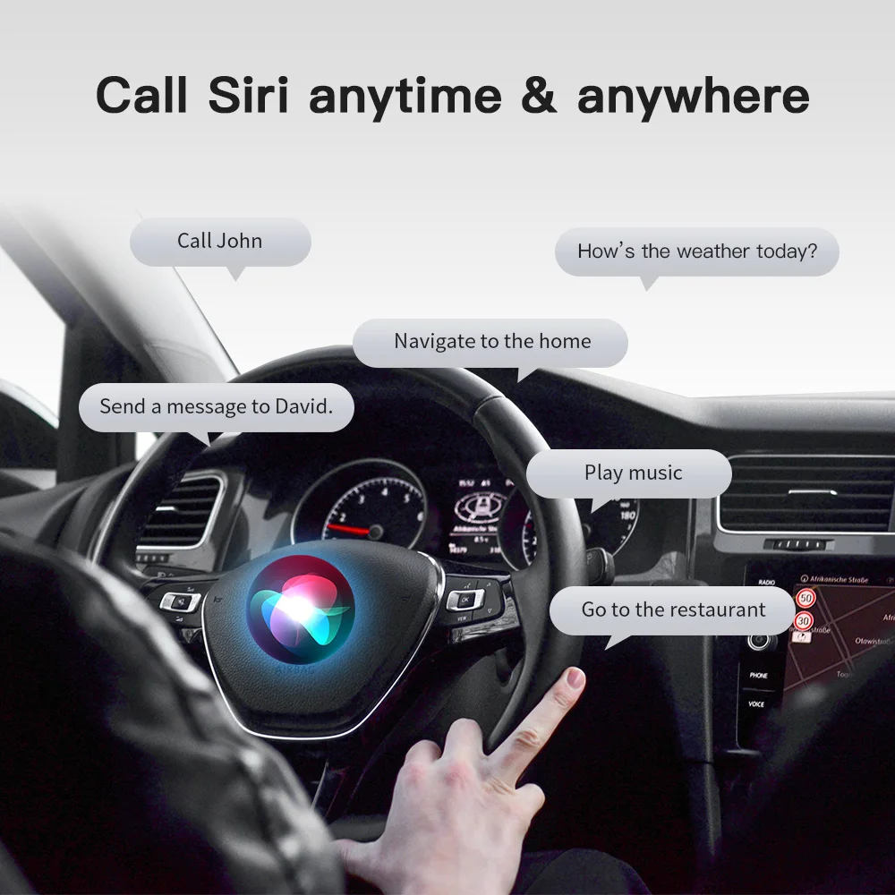 CARABC ワイヤレスApple CarPlay Android Auto対応 プジョー・シトロエン用