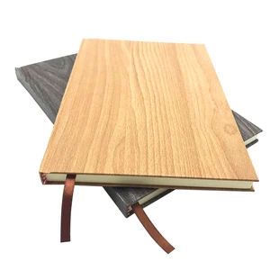 2026 2026 New Material A5 Custom Bamboo Recycle Wooden Paper Cover Notebook Journal Waterproof Hardcover Thermal Binding Leather