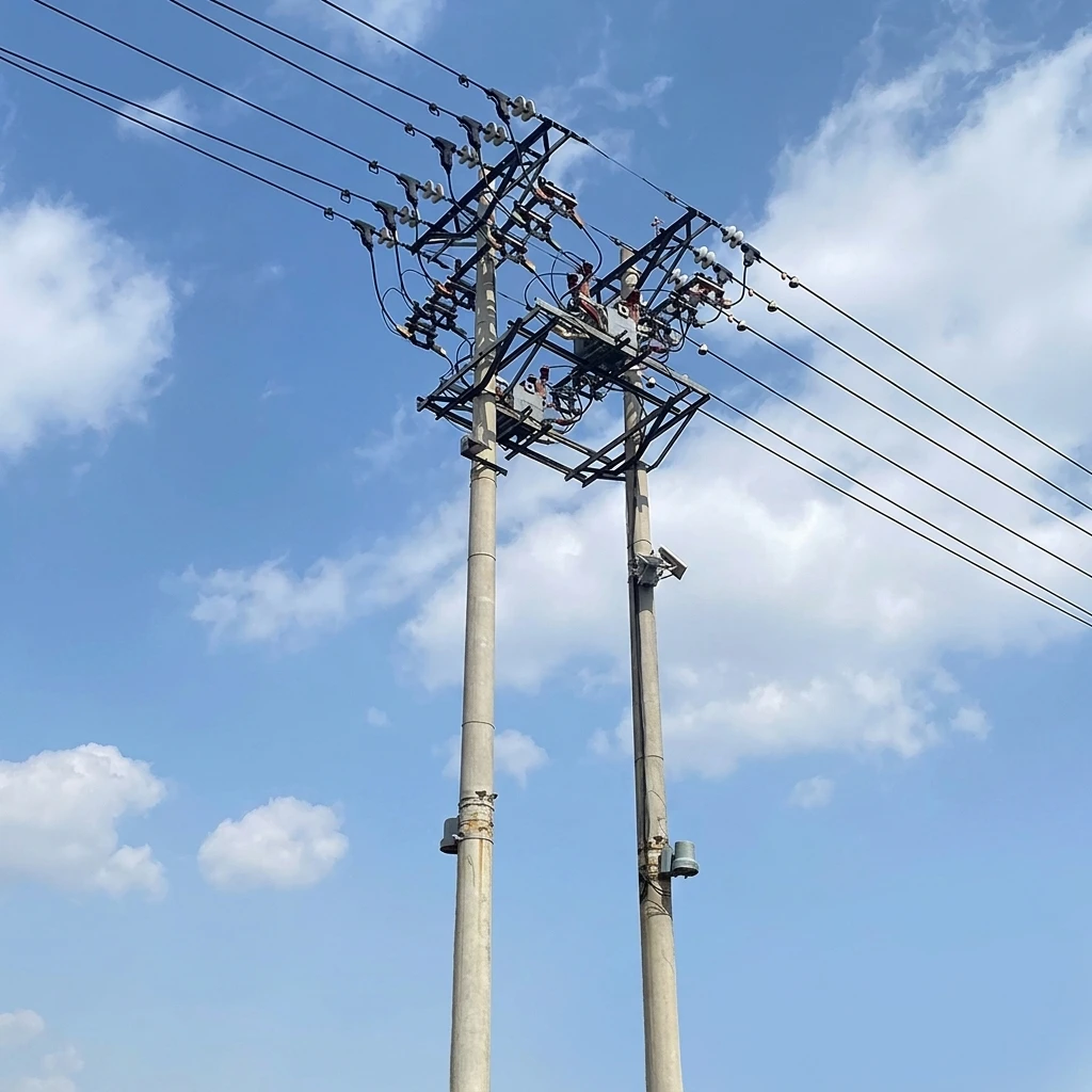 Postes eléctricos de acero galvanizado en caliente Q235/Q355/Q420, de 30 a 40 pies, postes octogonales para servicios públicos de 10-110 kV, certificados según SANS/ISO 1461
