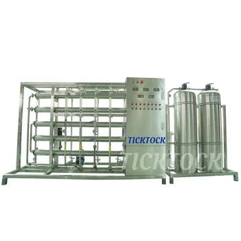 Hard Water Treatment Equipment 1000L Per Hour RO 5000 Domestic Reverse Osmosis System Double Stage Stainless Steel Tank