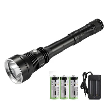 Professional XHP70.2 diving flashlight led xhp70 Underwater lamp xhp70.2 diving torch lamp White light with 26650 battery charge