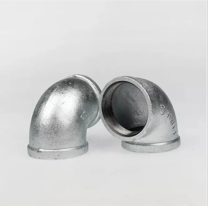 BSP ghisa malleabile nera 90 Gradi curva Fig. 2 - Accessori per tubi