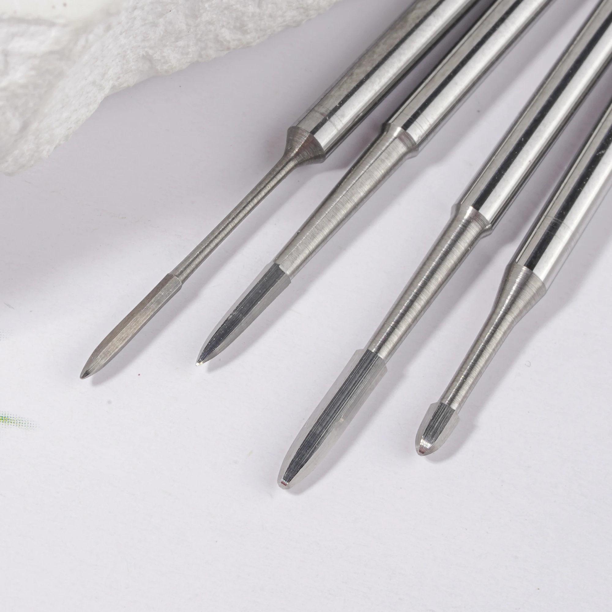 Septangle Octagon Solid Carbide Mini Polygon Bit Uncoated Tungsten Carbide Nail Drill Bits Efile Accessories