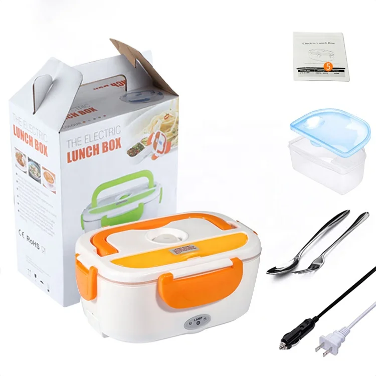 Heating Lunch Box Stainless Steel Kids Food Warmer Bento Storage