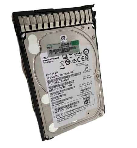 765466-B21 765873-001 2T SAS 7.2K 12G 2.5 កាត់ទុកដោយខ្លី G8 G9 G10