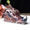 Black-red agate