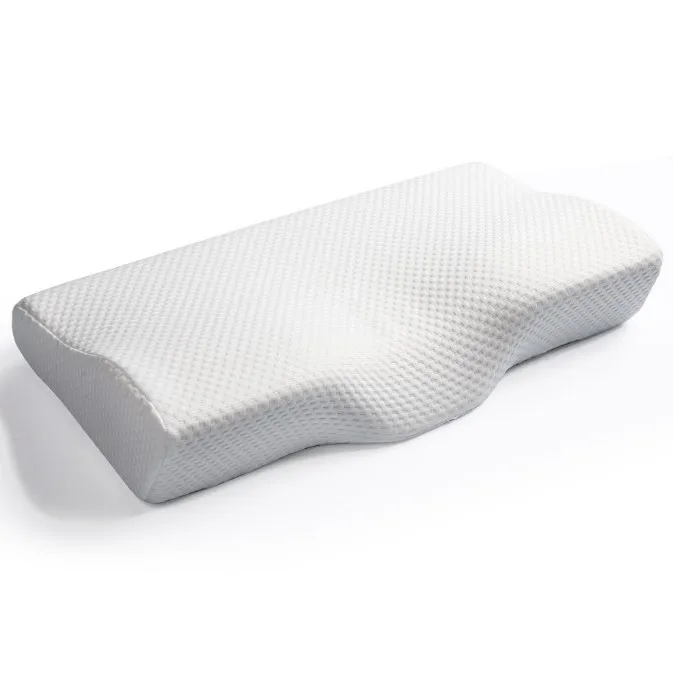 Slow Rebound Contour Memory Foam Pillow Orthopedic Cervical Knitted Fabric Pillow