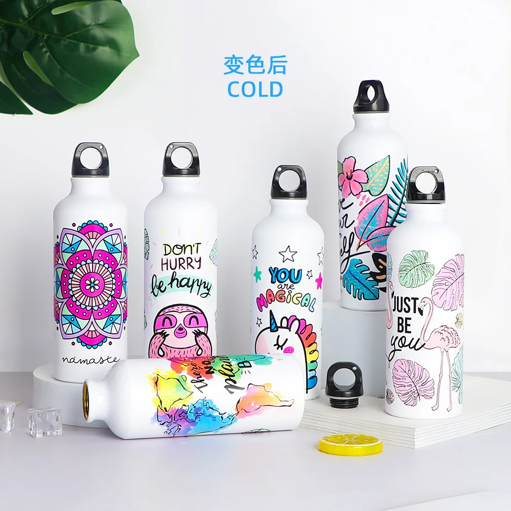 Color Temperature Color Change Water Bottle - Perfect for Outdoor