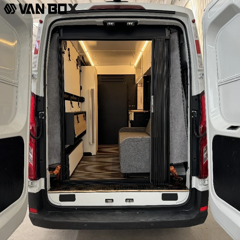 Luxury Camper Van Campervan Cabinets Pink Right Hand Drive