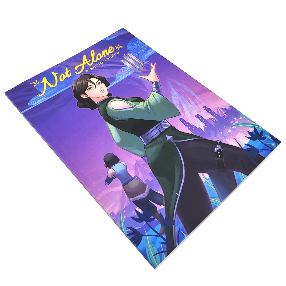 Custom Comic  Book Printing Service  Cheap Magazine Printing Gold Foil Book Printing Services