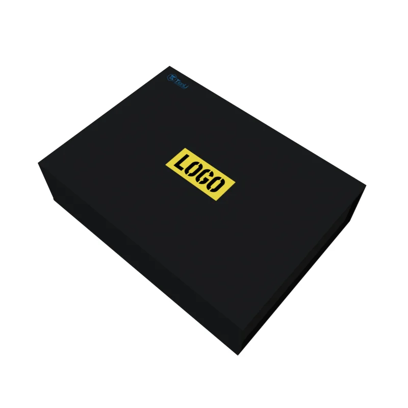 product luxury is09001 gift black bank card fold  box custom printing rigid cardboard box with insert-6
