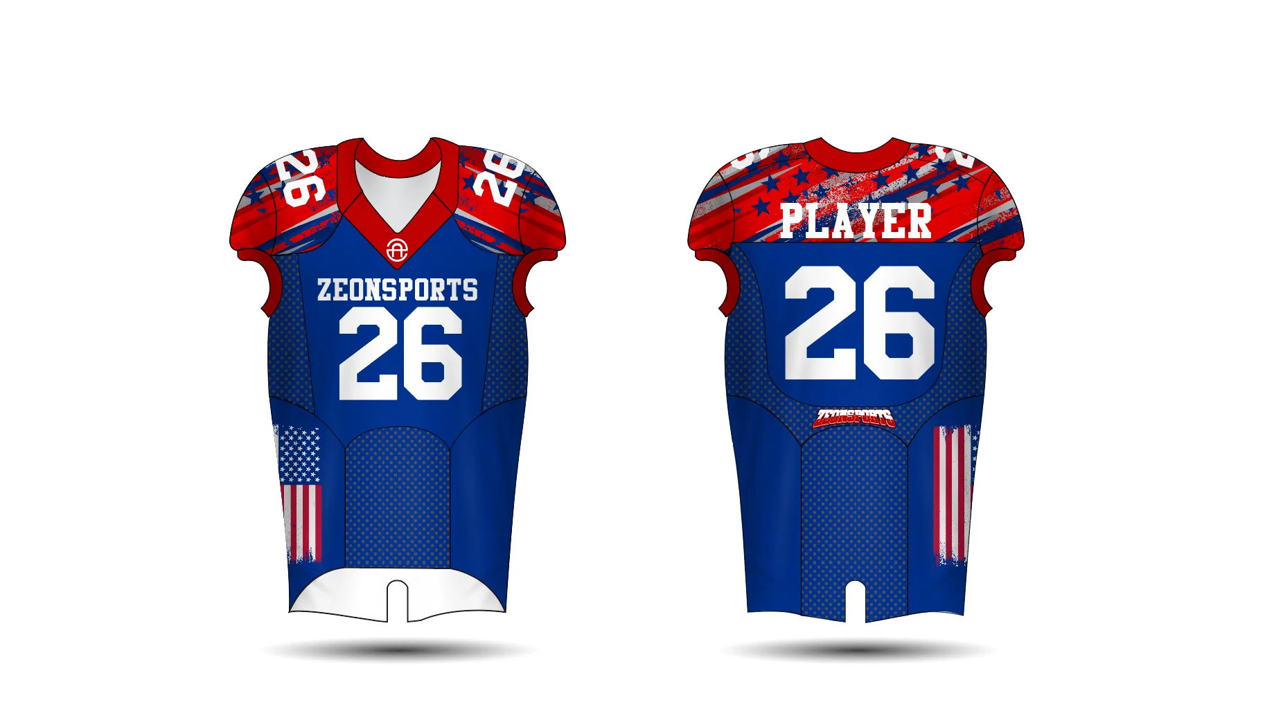 Custom design youth cheap price American football jersey uniform