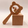 #3 bead wooden ring rattle