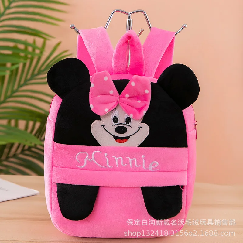 Hot Selling Manufacturers Wholesale New Cartoon Kitty Mickeys Kindergarten Plush Toy Animal Bag Backpack for Kids