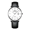 L-8012 black shell white face black belt