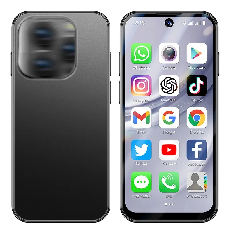 ホットセール XS19 Pro ミニスマートフォン 4インチ Android 12版 64GB