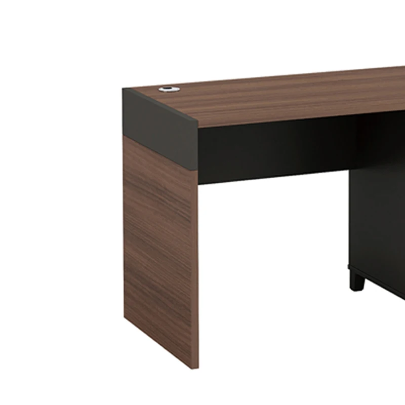 Small Simple Design Melamine Single Person I Shaped Office Desk Staff Table for Office Table