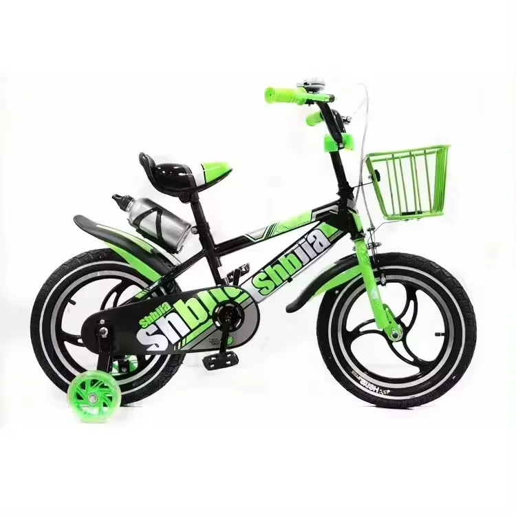 14-Inch Children's Bike with Training Wheels Custom Color OEM