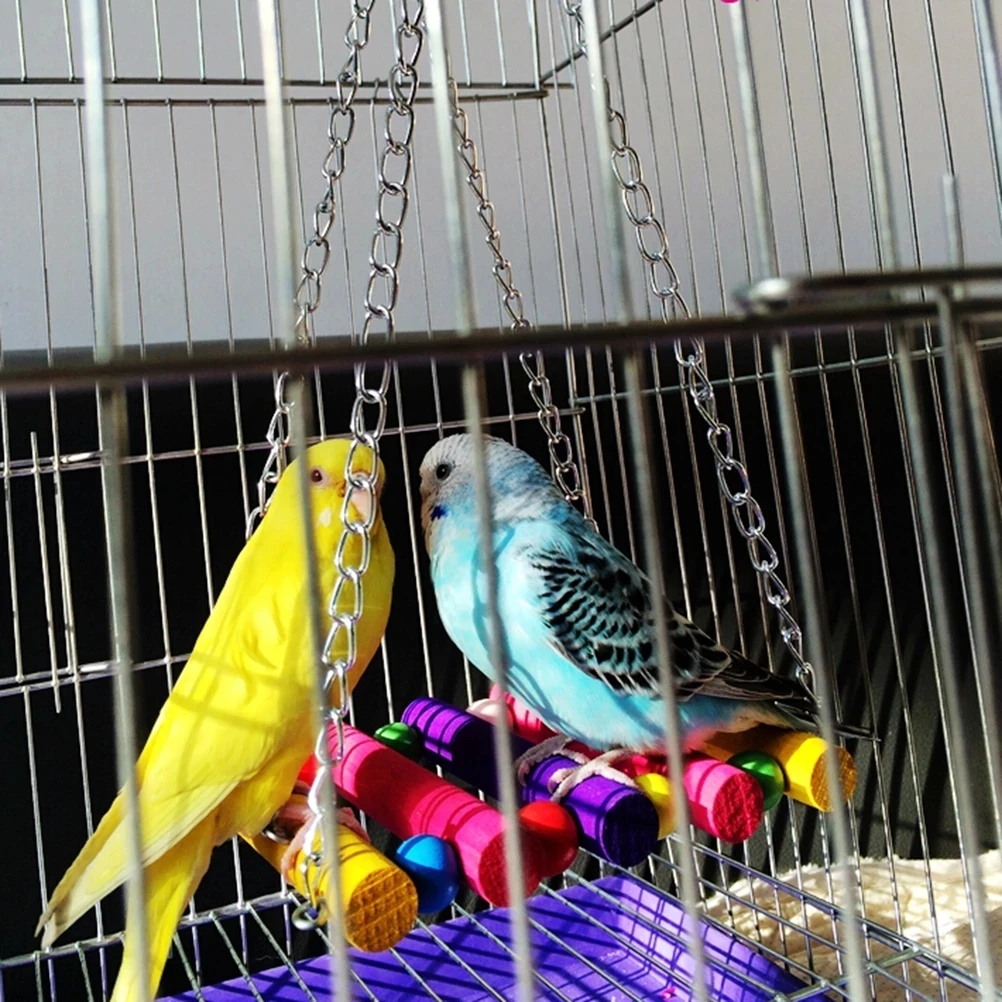 Vogelseil Zum Klettern & Spielen – Sitzstange & Schaukel Für Papageien