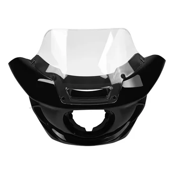 Motorcycle Clube Style Headlight Fairing for Softail Dyna Softail Street Bob Low Rider Fat Bob 2018-2023