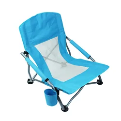 Outdoor new design wholesale camping folding BBQ picnic chair oxford cloth beach fishing portable chair
