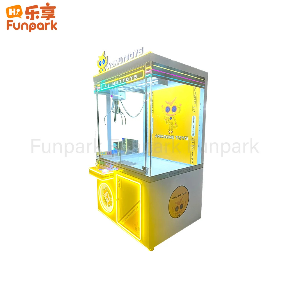 Funpark Hot Selling Coin-Operated Arcade Games Machine Fun Plush Toy Claw Crane Prize for Kids and Adults manufacture