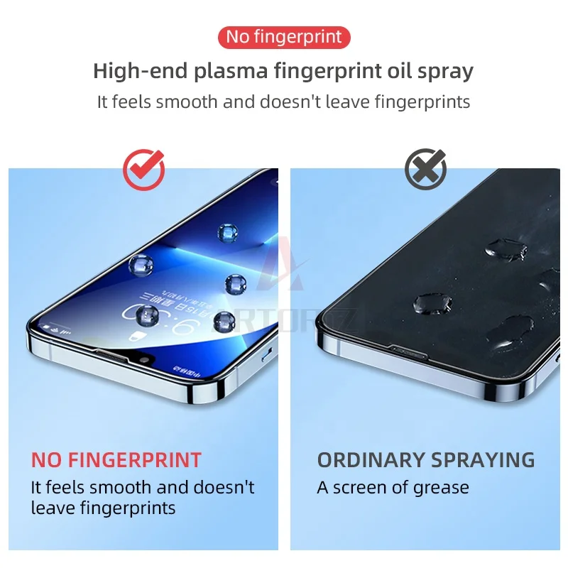 A++ Glass Screen Protector Easy to Install Application Tool for Iphone 14 14 Pro Max 13 12 11 X Screen Protector Mobile Phone